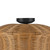 Kai 16-in Matte Black Socket Semi-Flush Mount