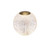 Marni 3-in Natural Brass LED Table Lamp