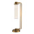 Wynwood 22-in Vintage Brass/Glossy Opal 1 Light Table Lamp