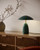 Poppy 12-in Pine Green LED Table Lamp