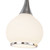 Hazel 26-in Chrome/Opal Matte Glass 3 Lights Vanity