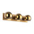 Willow 22-in Brushed Gold/Copper Glass 3 Lights Vanity
