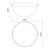 Globo 7-in Brushed Gold LED Wall/Vanity