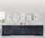 Revolve Clear Glass/Natural Brass 2 Lights Wall/Vanity