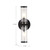 Revolve Clear Glass/Polished Nickel 2 Lights Wall/Vanity