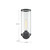 Revolve Ii Clear Glass/Natural Brass 1 Light Wall/Vanity