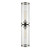 Revolve Ii Clear Glass/Polished Nickel 2 Lights Wall/Vanity