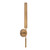 Astrid 25-in Metal Shade/Vintage Brass LED Wall/Vanity