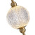Marni 23-in Natural Brass LED Wall Vanity