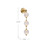 Marni 23-in Natural Brass LED Wall Vanity