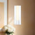 Kismet 14-in Polished Nickel/Alabaster LED Wall/Vanity