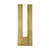 Kismet 14-in Vintage Brass/Alabaster LED Wall/Vanity