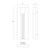 Kismet 14-in Vintage Brass/Alabaster LED Wall/Vanity