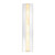 Kismet 23-in Polished Nickel/Alabaster LED Wall/Vanity