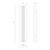 Kismet 23-in Polished Nickel/Alabaster LED Wall/Vanity