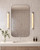 Caesar 25-in Polished Nickel/Alabaster LED Wall/Vanity