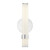 Madison 14-in Polished Nickel/Glossy Opal LED Wall/Vanity