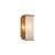 Abbott 10-in Vintage Brass/Alabaster 1 Light Wall/Vanity
