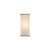 Abbott 10-in Polished Nickel/Alabaster 1 Light Wall/Vanity