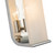Abbott 10-in Polished Nickel/Alabaster 1 Light Wall/Vanity