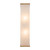 Abbott 19-in Vintage Brass/Alabaster 2 Lights Wall/Vanity