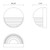 Palais 6-in Polished Nickel/Ribbed Glass LED Wall/Vanity