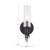 Torres 3-in Clear Ribbed Glass/Matte Black 1 Light Wall/Vanity