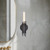 Torres 9-in Matte Black 1 Light Wall/Vanity
