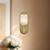 Lucian 9-in Vintage Brass/Alabaster 1 Light Wall/Vanity