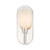 Lucian 9-in Polished Nickel/Alabaster 1 Light Wall/Vanity