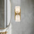 Lucian 11-in Vintage Brass/Alabaster 2 Lights Wall/Vanity