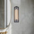 Sabre 12-in Ribbed Glass/Urban Bronze LED Wall/Vanity