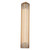Sabre 23-in Ribbed Glass/Vintage Brass LED Wall/Vanity
