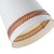 Brickell 5-in Matte White/Hazelnut Leather 1 Light Wall/Vanity