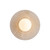 Dahlia 6-in Vintage Brass/Alabaster LED Wall/Vanity