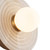 Dahlia 6-in Vintage Brass/Alabaster LED Wall/Vanity
