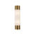 Willard 18-in Vintage Brass/Opal Matte Glass 2 Lights Wall/Vanity