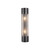 Willard 18-in Urban Bronze/Prismatic Glass 2 Lights Wall/Vanity