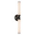 Edwin 22-in Urban Bronze/Frosted Ribbed Glass LED Wall/Vanity