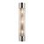 Willard 24-in Polished Nickel/Prismatic Glass 3 Lights Wall/Vanity