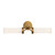 Wynwood 23-in Vintage Brass/Glossy Opal 2 Lights Wall/Vanity