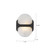 Odin 9-in Vintage Brass/Alabaster Socket Wall Vanity