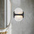 Odin 9-in Urban Bronze/Alabaster Socket Wall Vanity