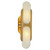 Odin 17-in Vintage Brass/Alabaster Socket Wall Vanity