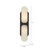 Odin 17-in Vintage Brass/Alabaster Socket Wall Vanity