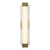 Alai 25-in Vintage Brass/Ribbed Glass LED Wall Vanity