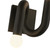 Sadie 6-in Matte Black Socket Wall Vanity