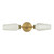 Krysta 20-in Brushed Gold/Opal Glass 2 Lights Wall Vanity