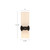 Nelly 12-in Brushed Gold/Glossy Ribbed Opal Glass Socket Wall/Vanity Light