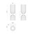 Nelly 12-in Matte Black/Glossy Ribbed Opal Glass Socket Wall/Vanity Light